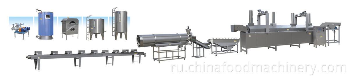 continuous belt fryer